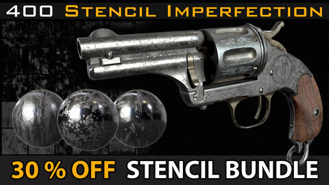 400 Stencil & Roughness Imperfection_ MEGA BUNDLE ( 30% OFF_ FULL PACK )