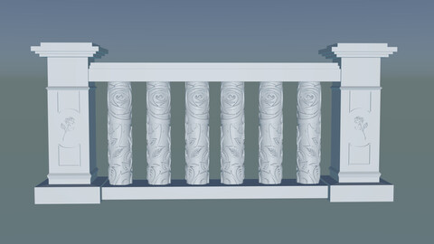 Architectural 3D Balustrades: Perfect for Realistic Models