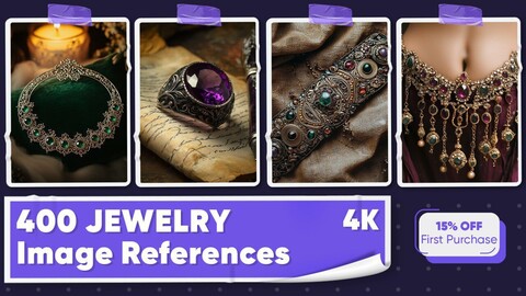 400 Jewelry Image References - Vol 01