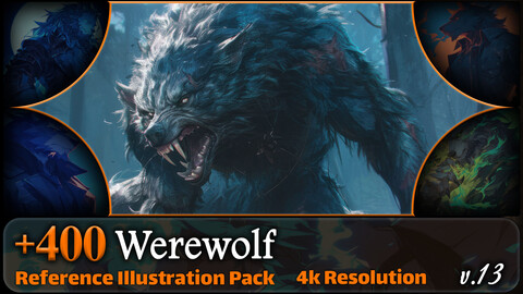 400 Werewolf Reference Pack | 4K | v.13