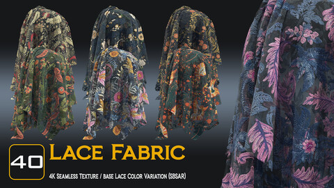 40 Lace Fabric (Vol. 03)