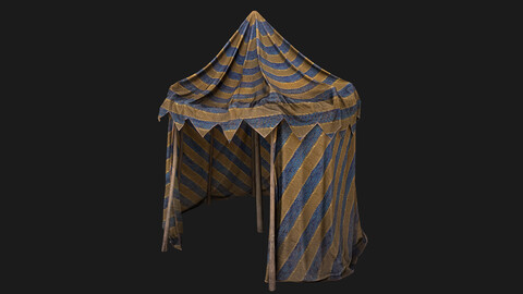 Medieval Circus Tent Market Stall