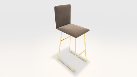 3D Model Bar Stool 37