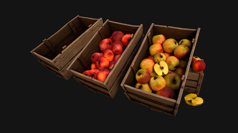 Apples Box Crate Stand