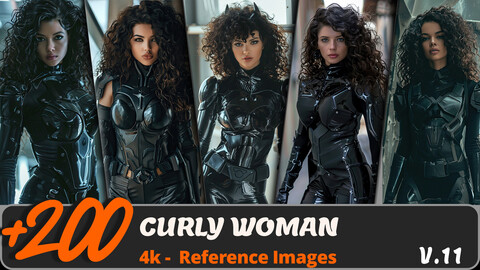 CURLY WOMAN VOL. 11/ 4K/ Reference Image