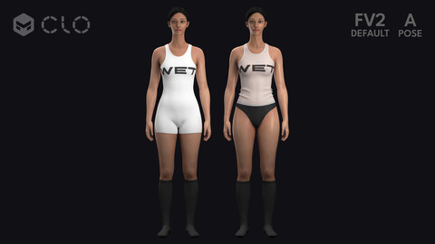 "WET" outfits – zpac obj fbx highpoly