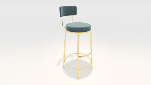 3D Model Bar Stool 44