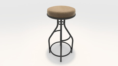 3D Model Bar Stool 46