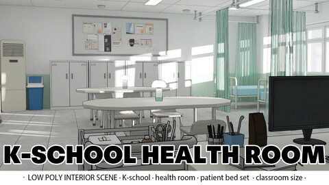 [Indoor Scene] Korean school health center