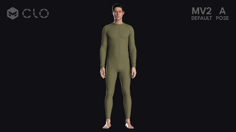 THERMAL UNDERWEAR outfit – zpac obj fbx highpoly