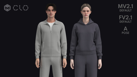 TRACKSUIT & SWEATSUIT outfits – zpac obj fbx highpoly