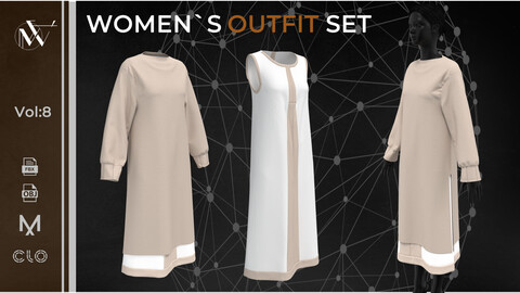 women`s outfit set/dress