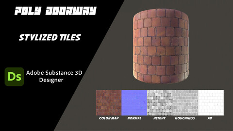 Stylized Tiles - Substance 3D Designer