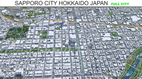 Sapporo City Hokkaido Japan 120km