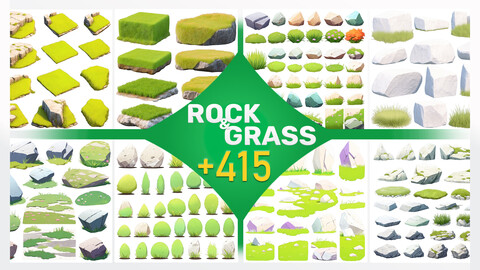 415 Rock And Grass Concept Vol.2 | Reference Images