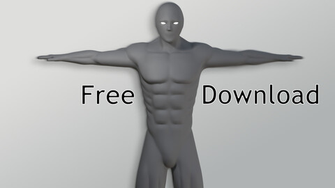 Free Base Model - Fit Male / Super Hero Type Character