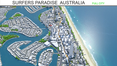 Surfers Paradise Queensland Australia 10km