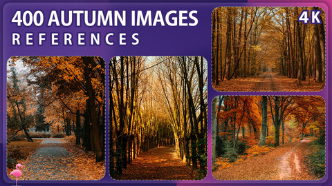 400 Autumn Image Reference Pack – Vol 1