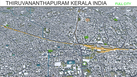 Thiruvananthapuram Kerala India 35km AI