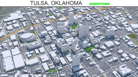 Tulsa, Oklahoma downtown 6km