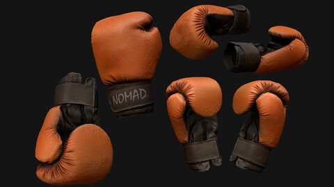 Boxing Gloves Orange