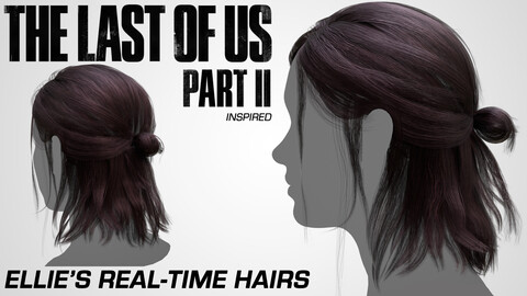 The Last Of Us 2 Inspired Ellie's Realtime Hairs