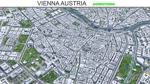 Vienna Austria downtown 8km