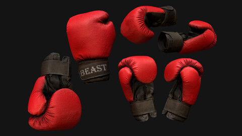 Boxing Gloves Red