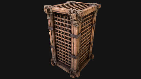 Wooden Prison Cage