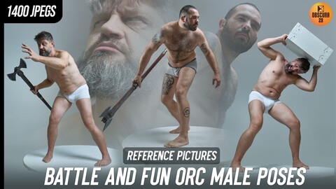 1400 Battle and Fun Orc Poses