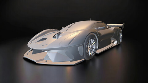 Car modeling for Plasticity 3D: BrabHam BT 62