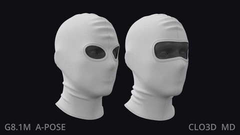 SKI MASK COMBO – zpac obj fbx highpoly