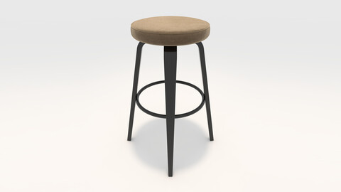 3D Model Bar Stool 49