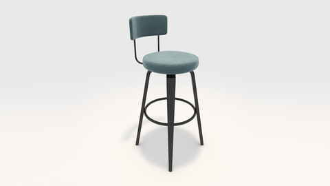 3D Model Bar Stool 50