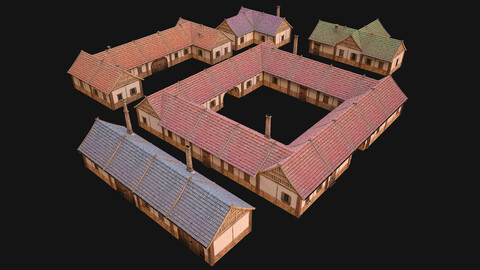 Medieval Buildings Set