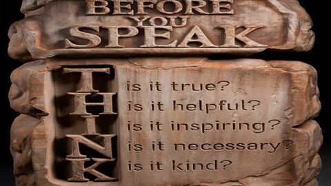 THINK Before You Speak