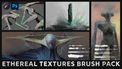 Ethereal Textures Brush pack for Photoshop & Procreate