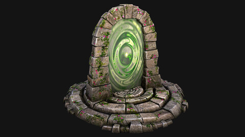 Teleport Portal in the Forest For Unreal and Unity