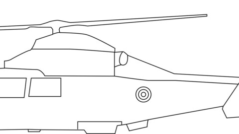 Eurocopter AS365 Dauphin illustration, svg vector file, laser cut file, cricut file, engraving file, cnc cut file