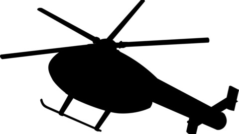 Helico silhouette, svg vector file, laser cut file, cricut file, engraving file, cnc cut file