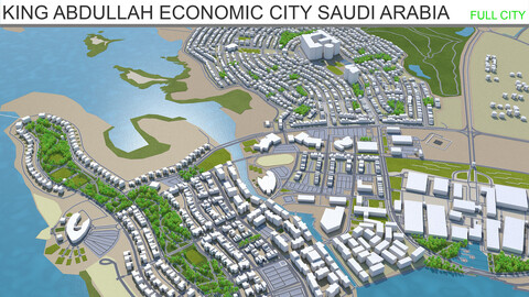 King Abdullah Economic City Saudi Arabia 35km