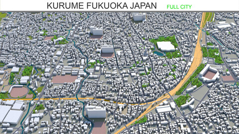 Kurume, Fukuoka Japan 50km AI