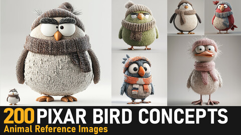 Pixar Birds| 4K Reference Images