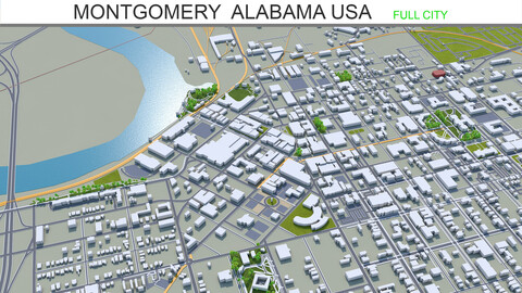 Montgomery - Prattville - Millbrook, Alabama USA 60km