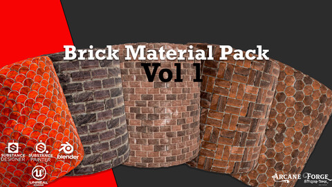 Brick Material Pack Vol 1