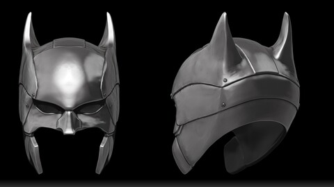 Batman Head-Mask on 3D print model | batman mask