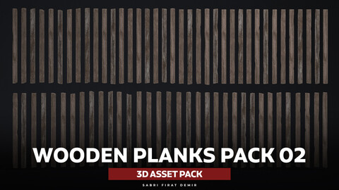 Wooden Planks Pack 02 - High-Quality Wooden Plank Meshes