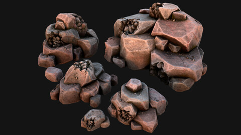 Stones and Rocks Stylized Pack