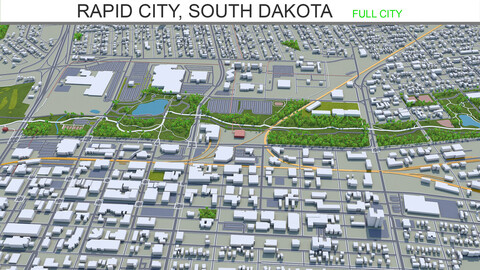 Rapid City, South Dakota 50km