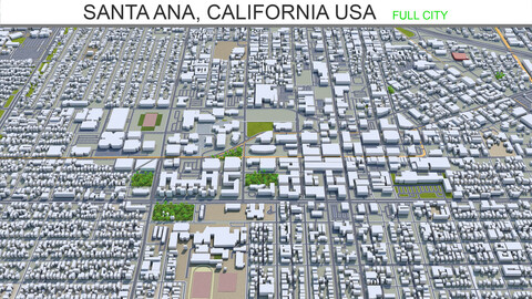 Santa Ana, California USA 20km